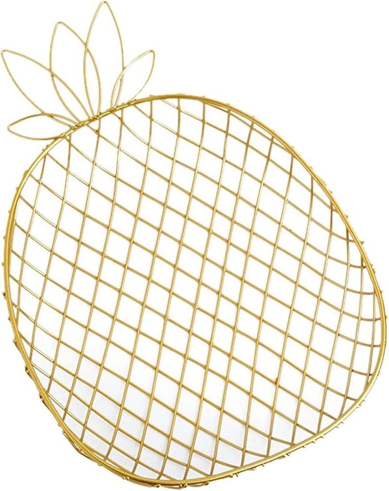 Frutero Metal Piña Dorado-0