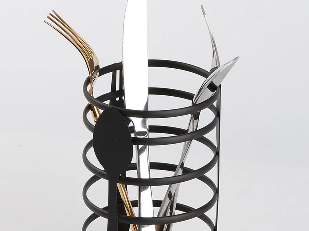Soporte Metal para Cubiertos 16.5x10 cm-1