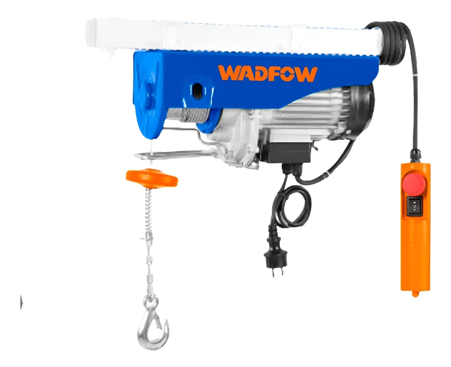 Aparejo Electrico 250 500kg 9mt 18mt Wadfow Weth1a01 Tecle Azul