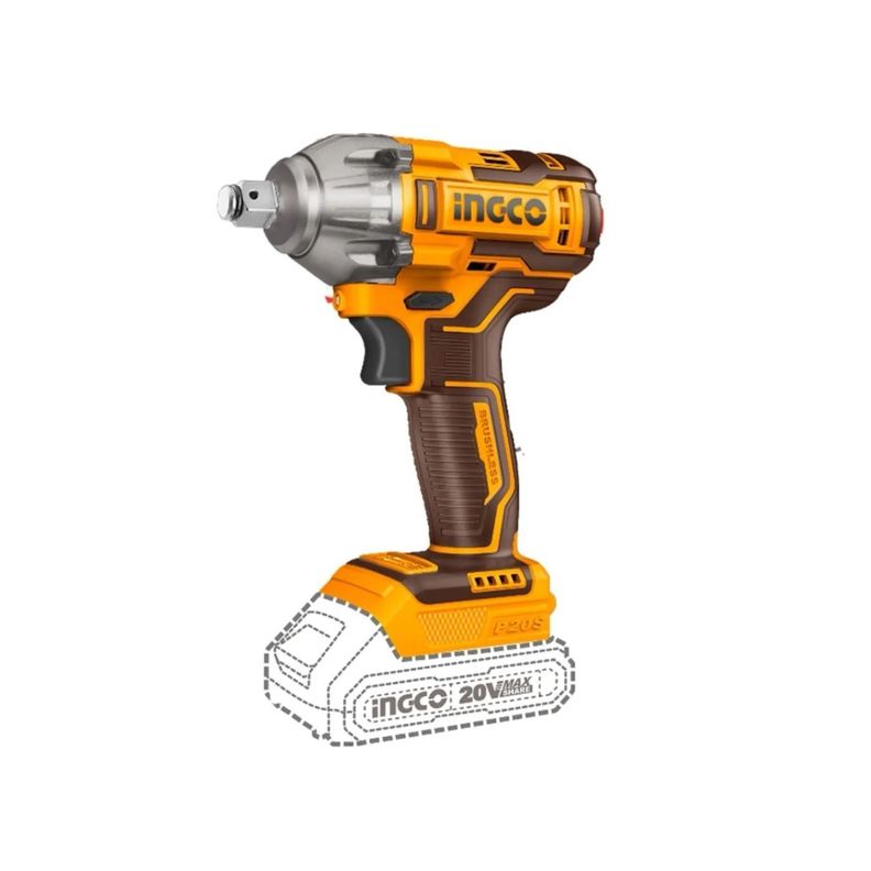 Kit Pack Inal Ingco 20v Taladro + Llave Impac Bl Cosli230702-1