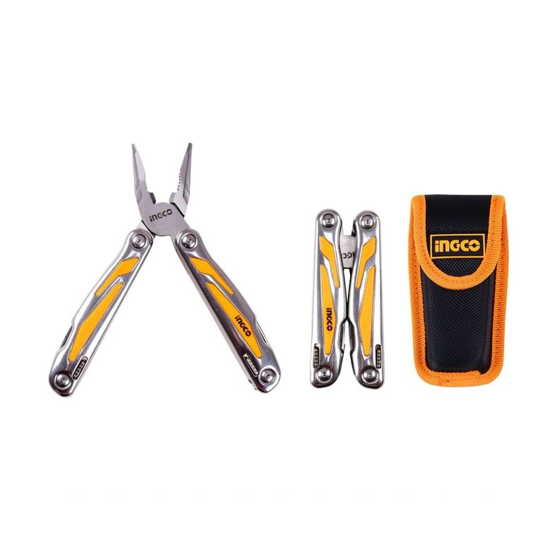 Alicate Multiherramienta Ingco Con 15 Funciones + Funda Hfmft0115-5