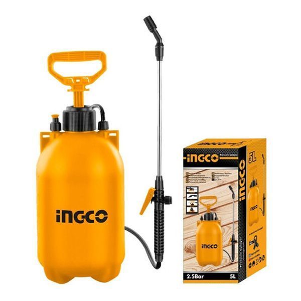 Rociador Pulverizador Fumigador Apresion 5 Lt Ingco Hspp3051-0