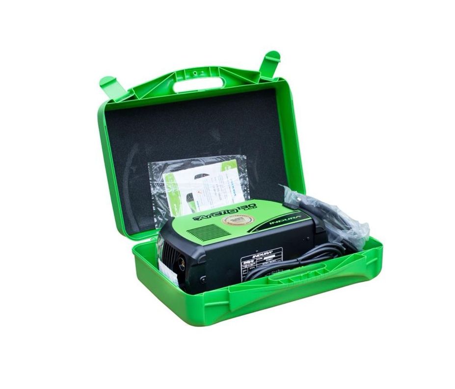 Soldadora Indura Arctig 130 A Lcd + Maleta + Cables-6