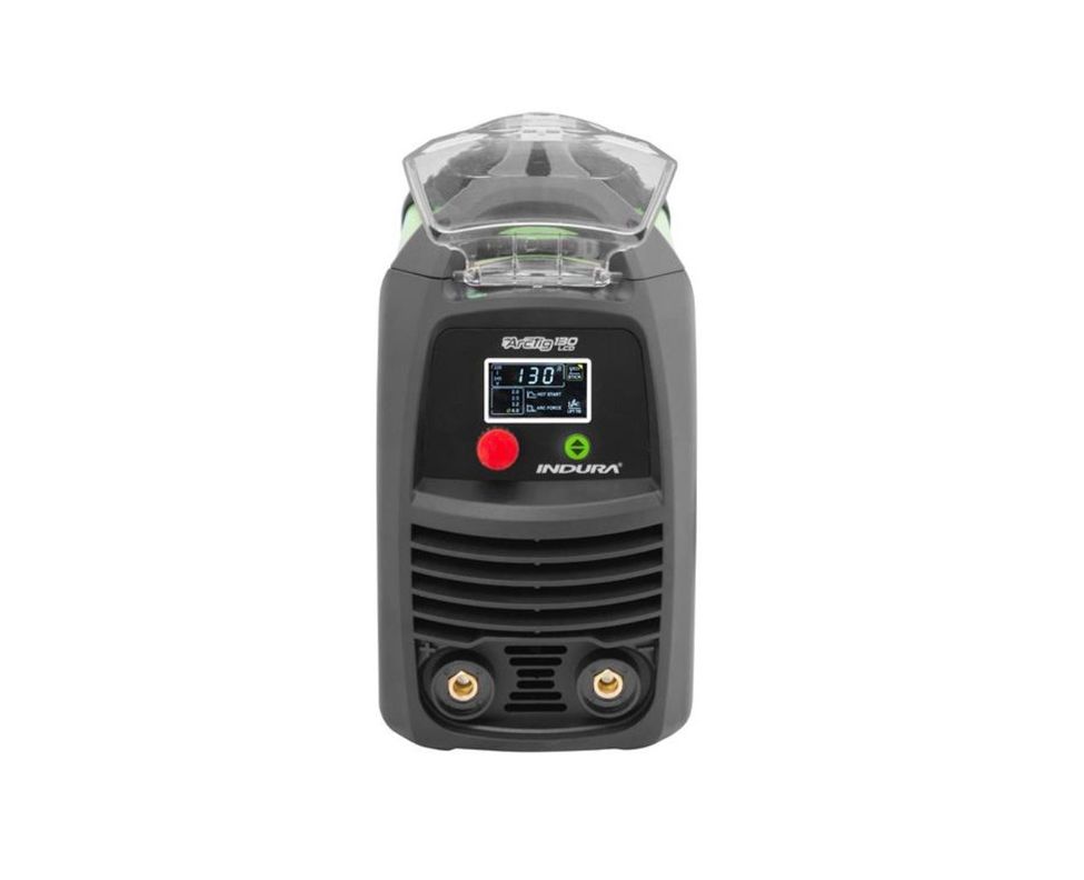 Soldadora Indura Arctig 130 A Lcd + Maleta + Cables-3