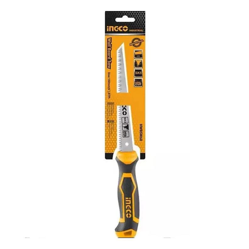 Serrucho Industrial Para Paneles Yeso Ingco 150 Mm Hwbsw68-0