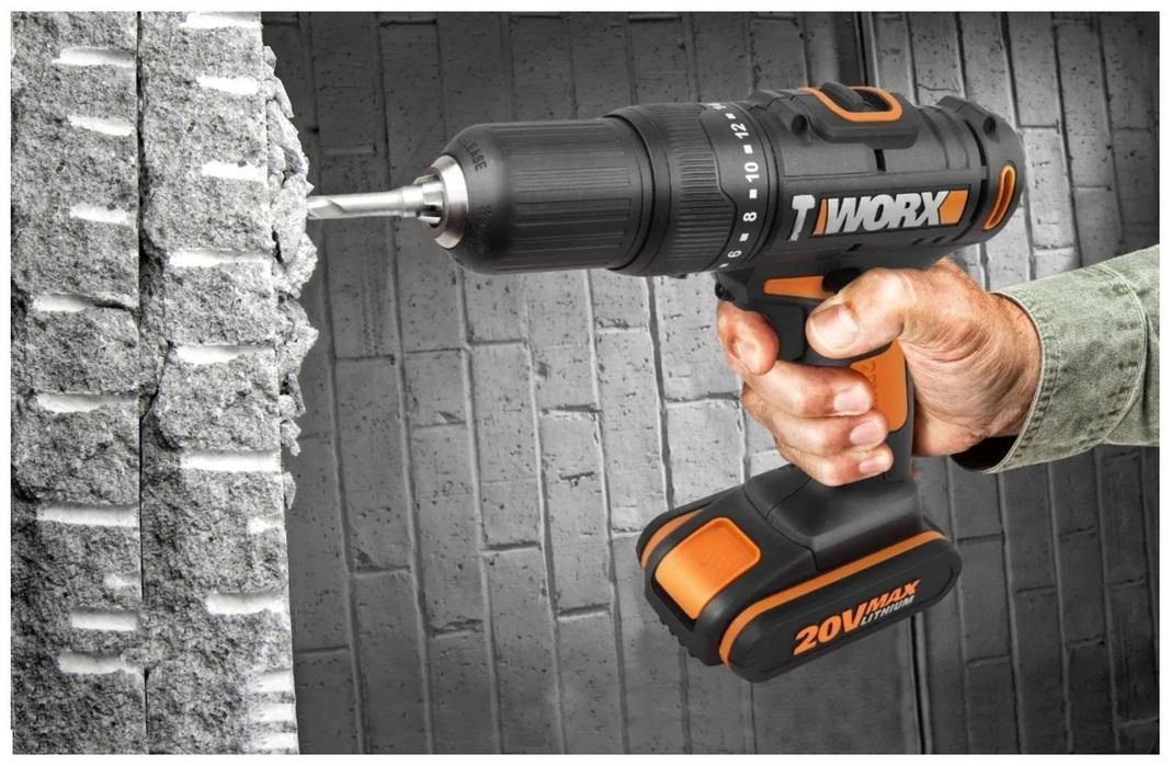 Taladro Percutor Inalámbrico Worx 13 Mm 20 V (solo) -3