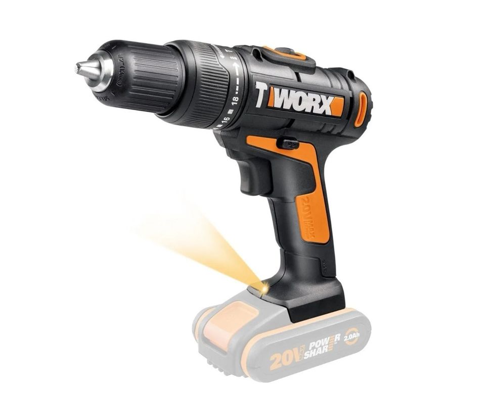 Taladro Percutor Inalámbrico Worx 13 Mm 20 V (solo) -2