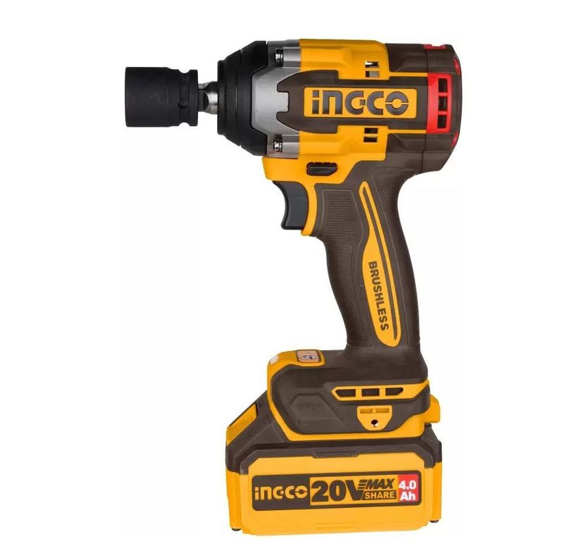 Llave Pistola Impacto Ingco Bl 1/2 20v 500nm Ciwli2050 + Acc-1