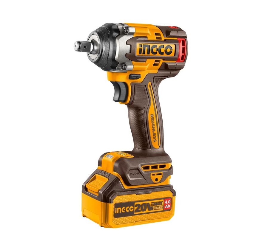 Llave Pistola Impacto Ingco Bl 1/2 20v 500nm Ciwli2050 + Acc-2