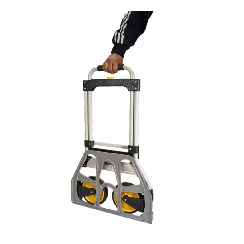 Carro Plegable Tipo Yegua Con Asa Acero 150 Kg 52x50x115 Cm-1