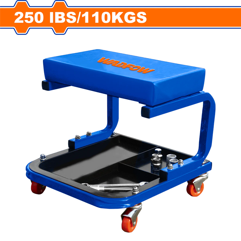 Asiento Rodante Cuadrado Con Ruedas Wadfow 110kg Wnc1501-2