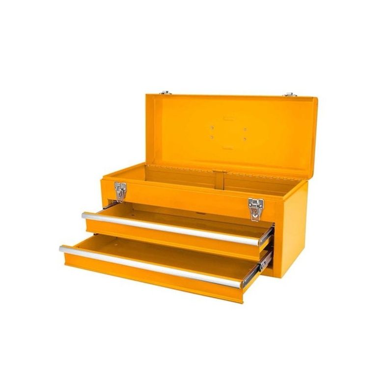 Caja De Herramientas Metálica Ingco 28 Lt 52 Cm Htb06-0