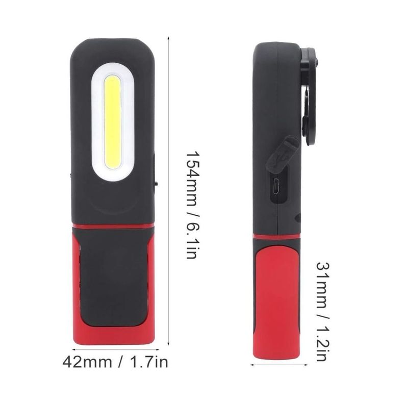 Linterna Led Recargable Wadfow 80-320 Lúmenes Usb-c Wfl7508-1