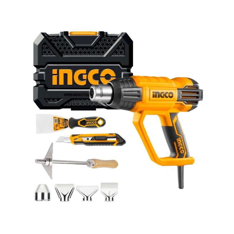 Pistola De Calor Digital Ingco 2000w Industrial Hg200028-1-5