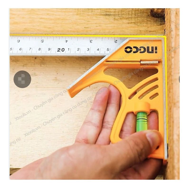 Escuadra Magnética De Combinación 300 mm Ingco + Bolso De Protección Alta Resistencia-3