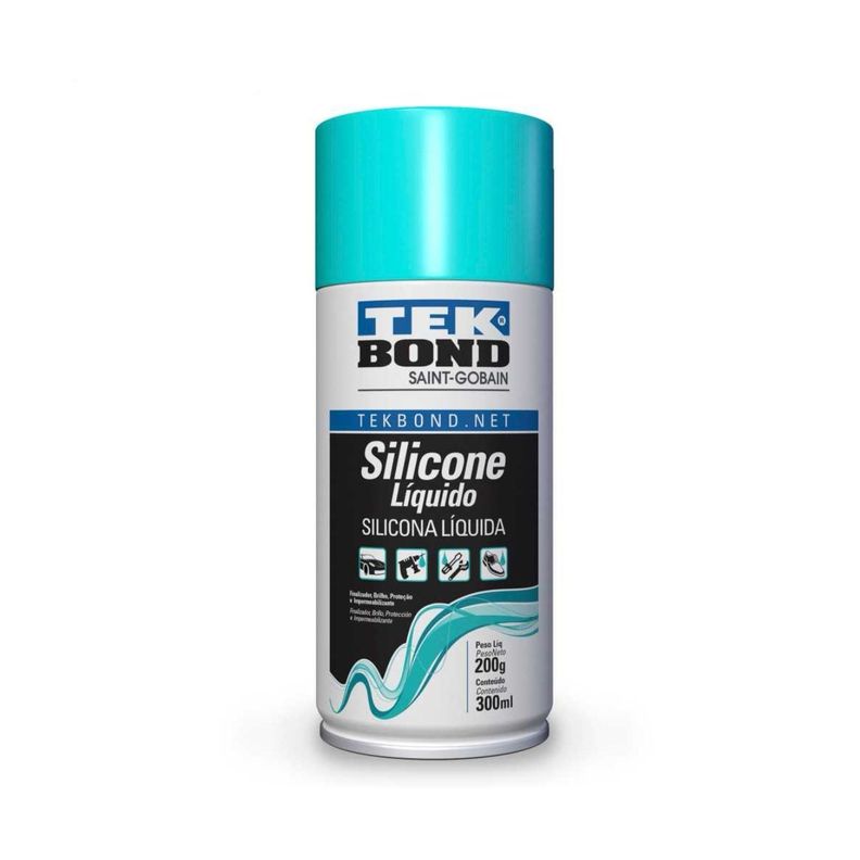Silicona Líquida En Spray Tekbond 300 Ml Brillo Protección-0