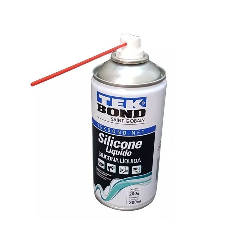 Silicona Líquida En Spray Tekbond 300 Ml Brillo Protección-2