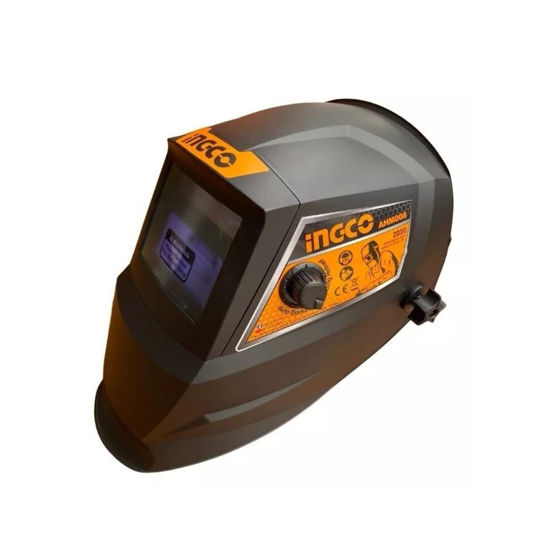 Casco Máscara De Soldar Ingco Fotosensible 92x42 Mm + Micas-1