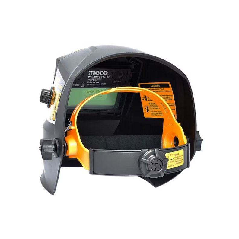 Casco Máscara De Soldar Ingco Fotosensible 92x42 Mm + Micas-3