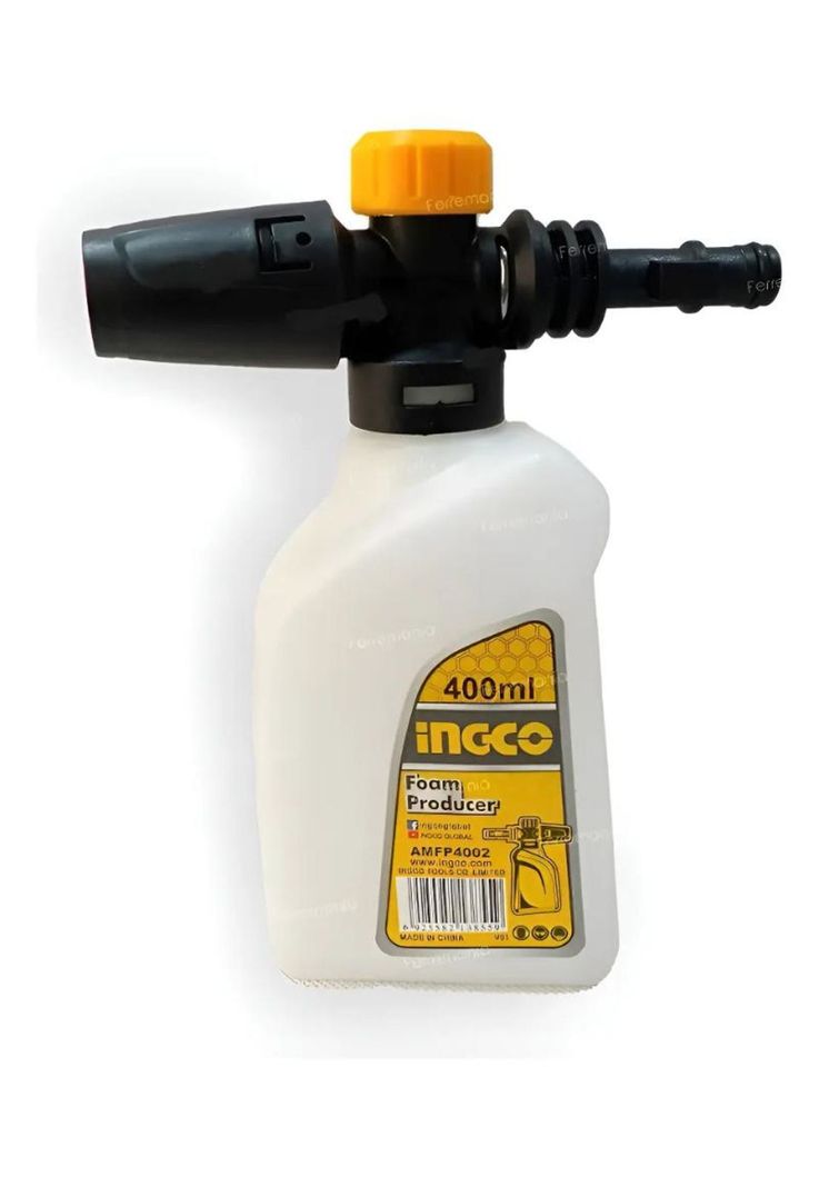 Recipiente De Jabon 400ml Para Hidrolavadora Ingco Amfp4002 Color Blanco 1-2
