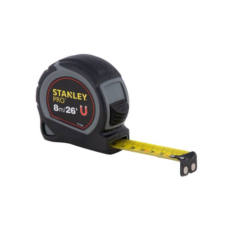 Huincha De Medir Stanley 8 M X 25 Mm Pro Cinta Métrica -4