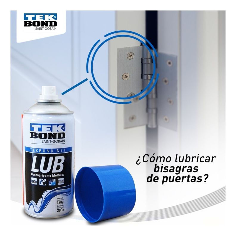 Desengripante Multiuso Lubricante Spray 300 Ml Tekbond Antic-4