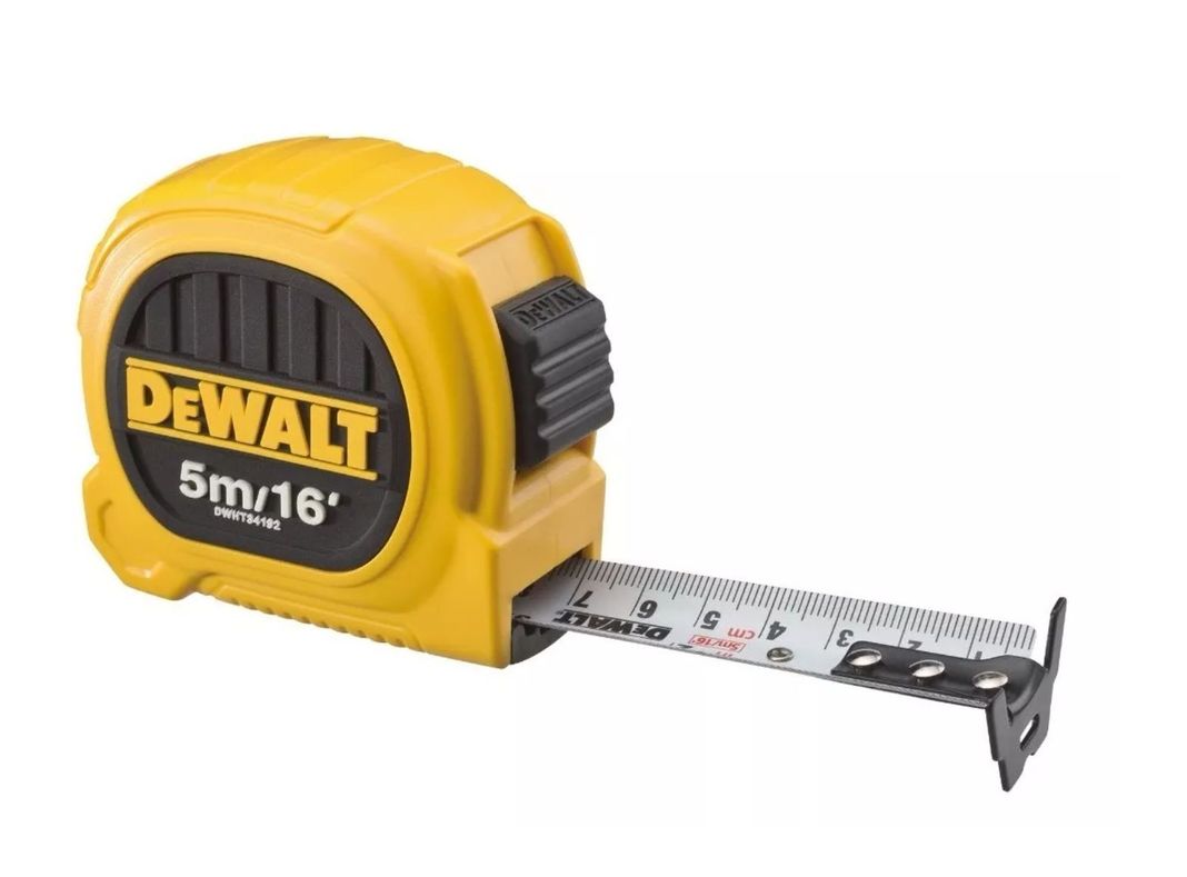 Huincha De Medir 5 M Dewalt Alta Resistencia Gancho Múltiple-1