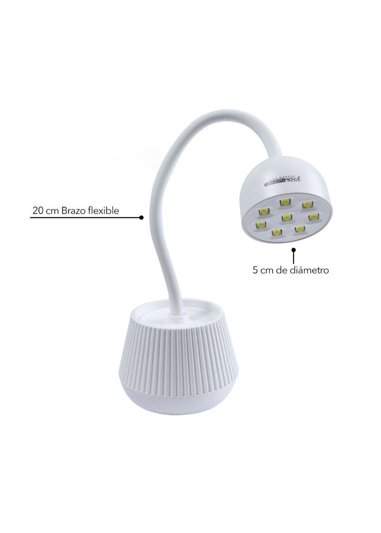 Lampara de uñas Uv/Led 18w Inalámbrica-2