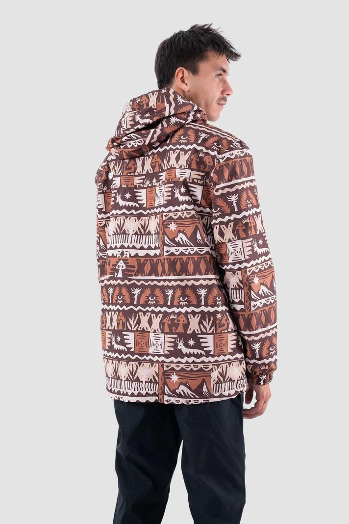 Chaqueta Cortaviento Hombre Anorak 5000:5000 Tribu Terracota-1