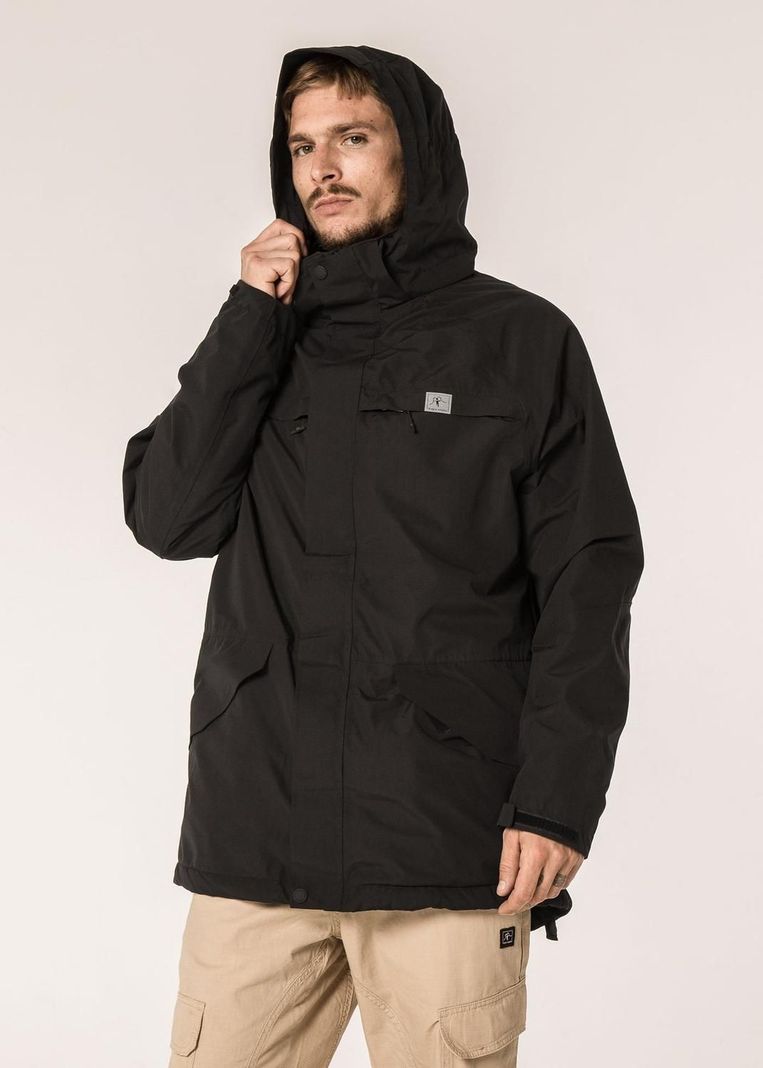 Chaqueta Hombre Volcano 3 en 1 Black-0
