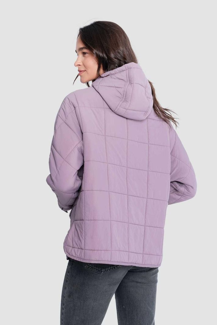 Parka Mujer Anorak Solid Malva-1