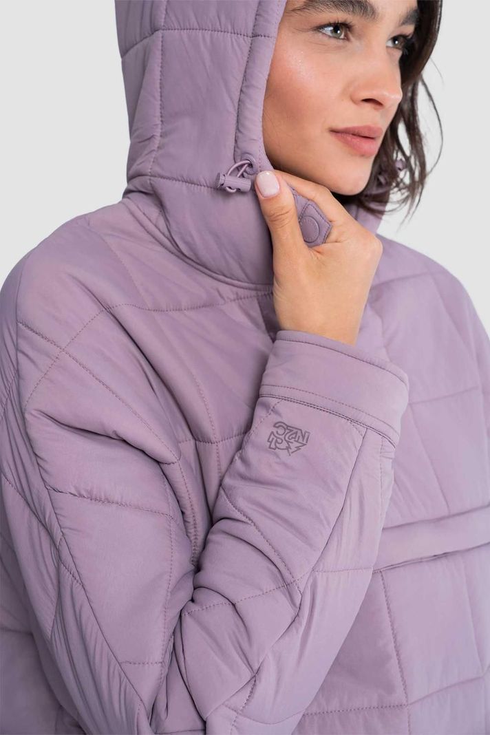 Parka Mujer Anorak Solid Malva-3