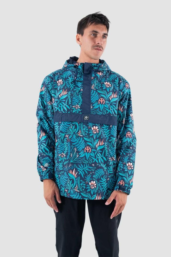 Chaqueta Cortaviento Hombre Anorak 5000:5000 Yedra Teal-0