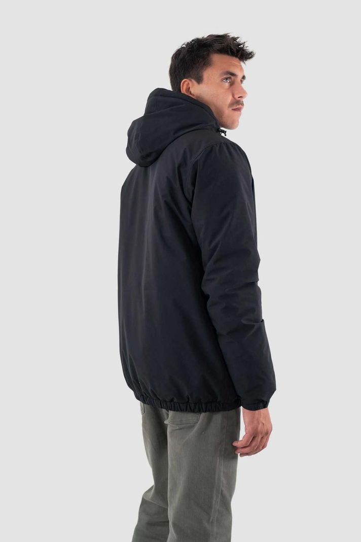 Parka Hombre Solid Negro-1