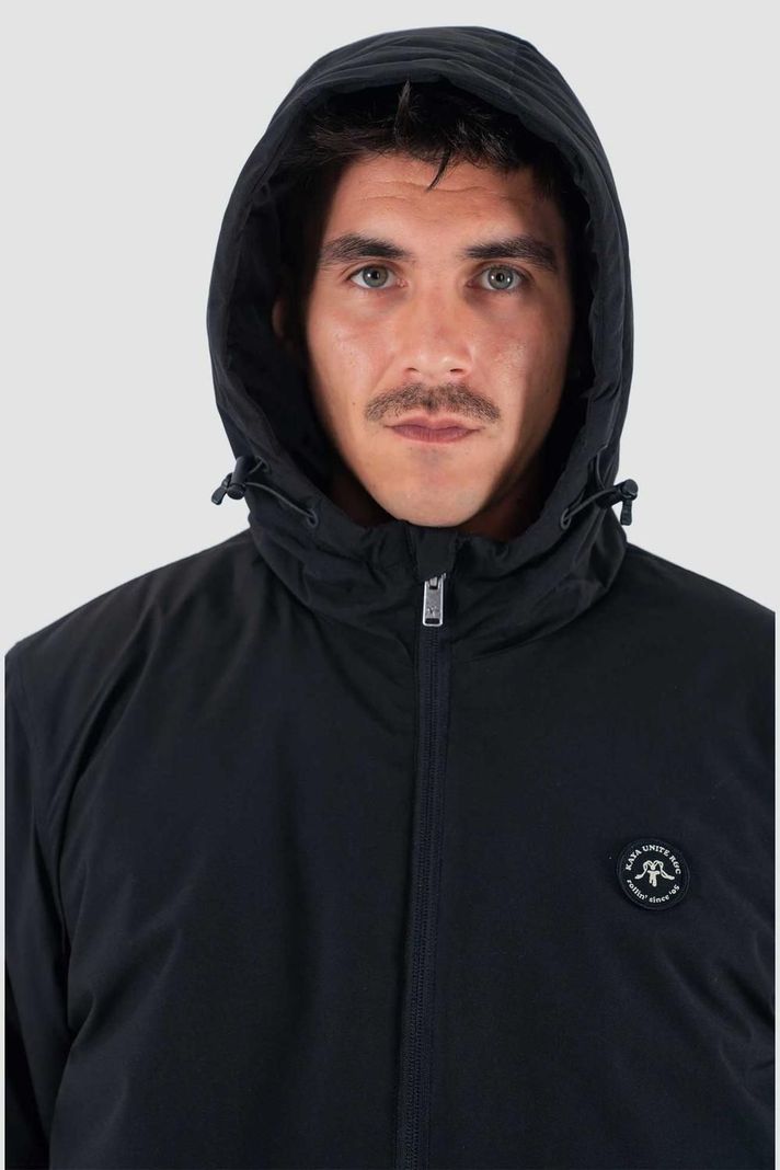 Parka Hombre Solid Negro-3