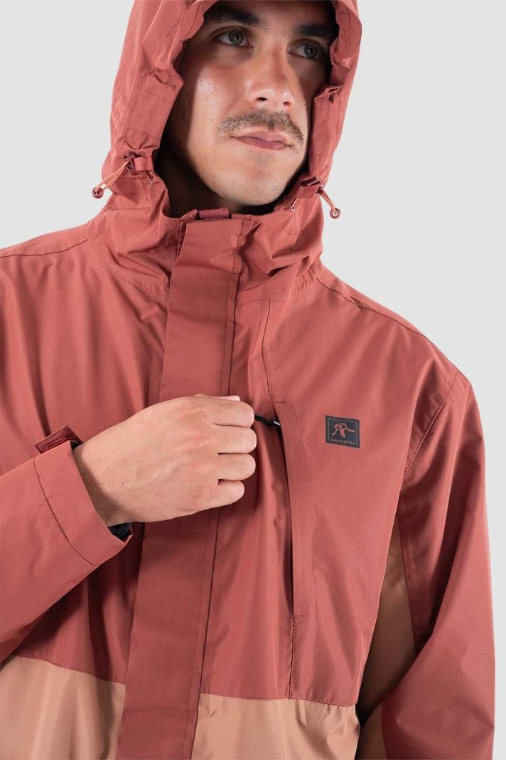 Impermeable Hombre Nortazo 10.000:10.000 Terracota-2