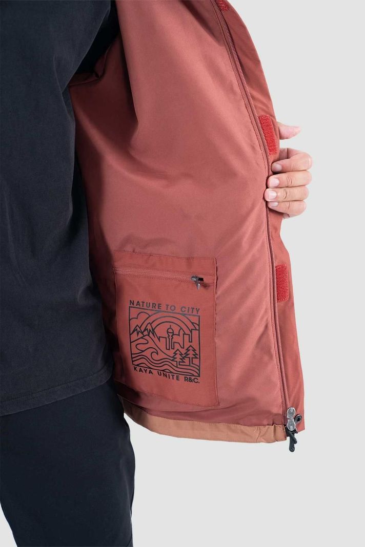 Impermeable Hombre Nortazo 10.000:10.000 Terracota-5