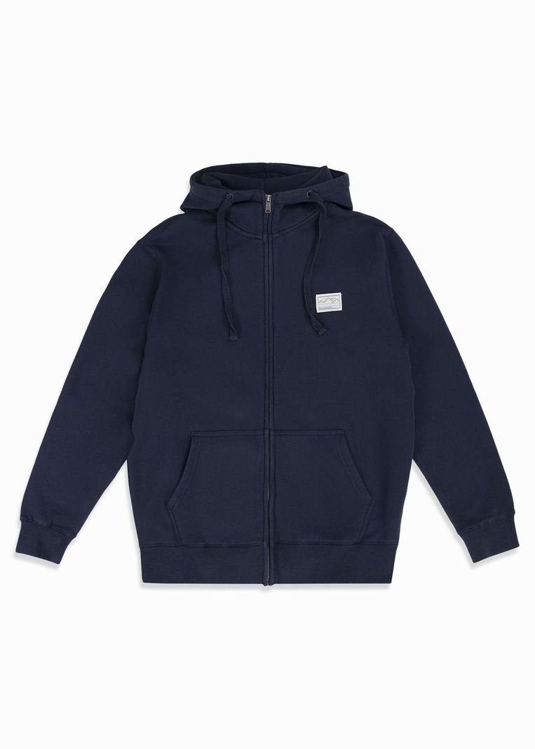 Polerón Hombre Full Zip Patch Navy-3