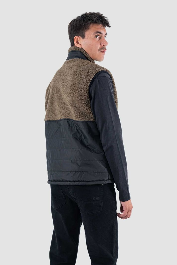 Chaqueta Hombre Sin Mangas Vest Reversible Negro-2