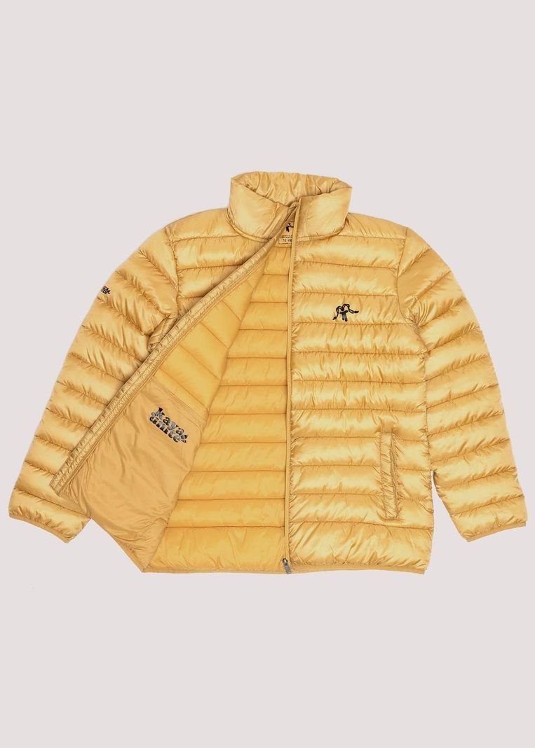 Parka Hombre Yagan Solid Mustard-5