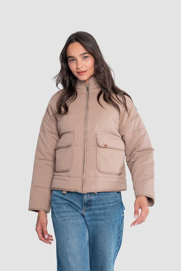 Chaqueta Insulada Mujer Acacia - Camel-0