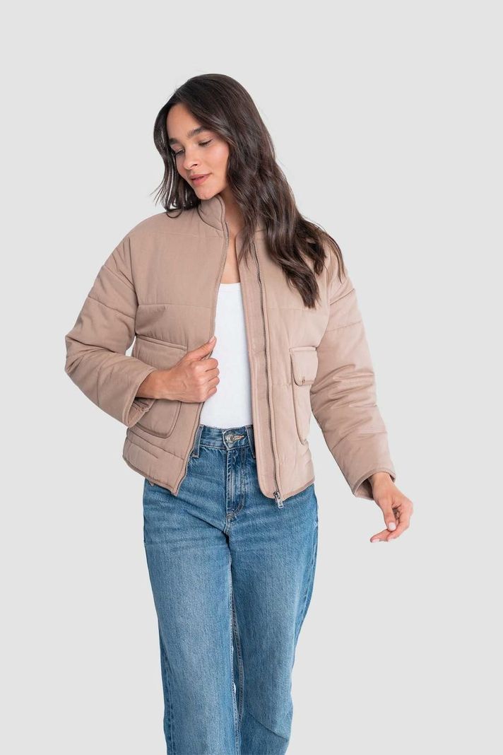 Chaqueta Insulada Mujer Acacia - Camel-2