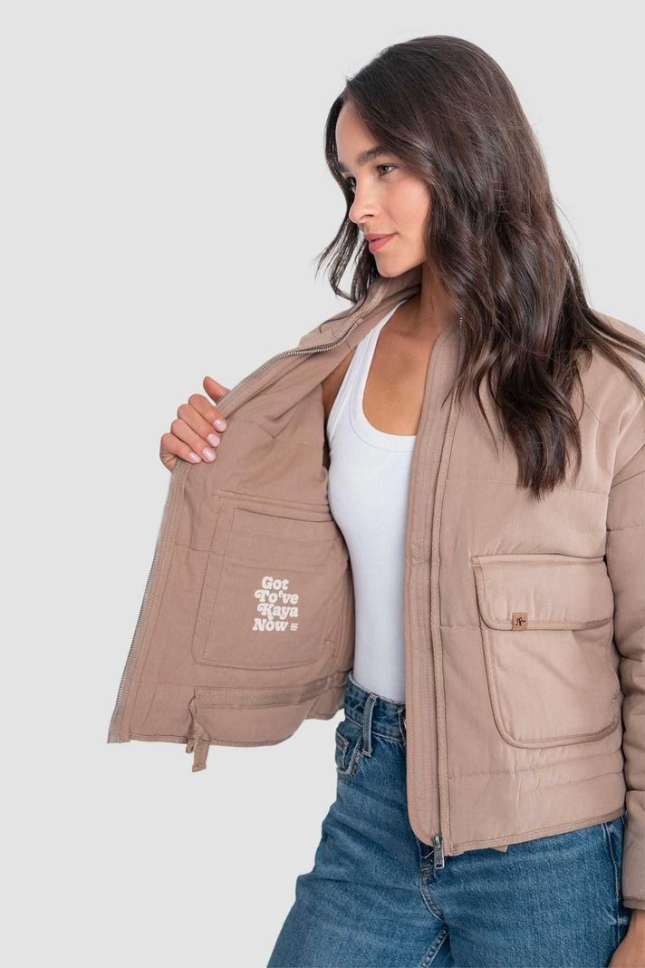 Chaqueta Insulada Mujer Acacia - Camel-3