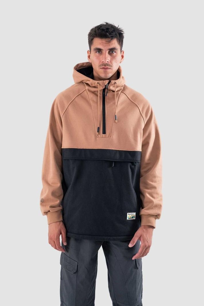 Chaqueta Cortaviento Hombre Surazo Hood Camel-0