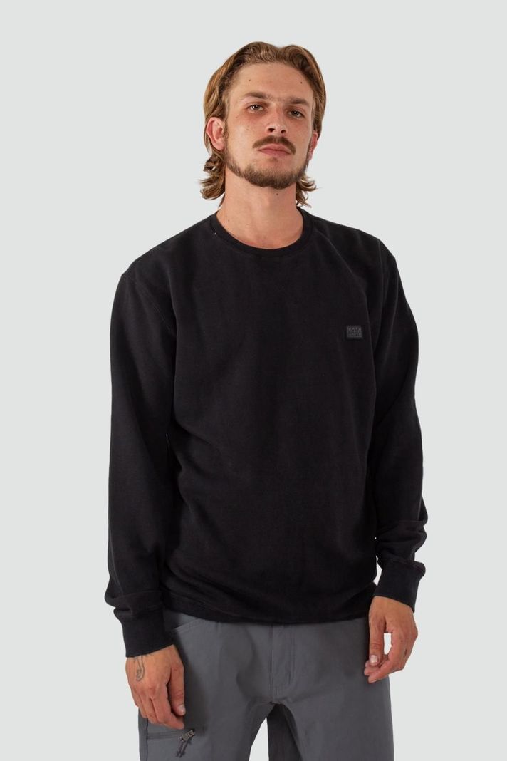 Polerón Hombre Crewneck Daily Negro-0
