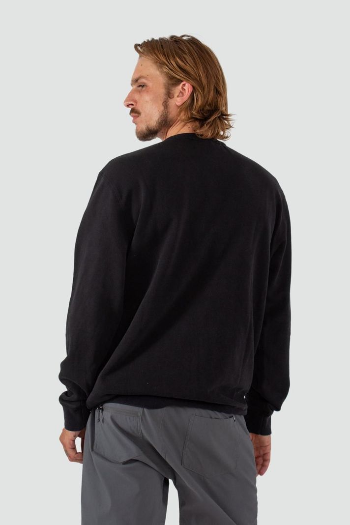 Polerón Hombre Crewneck Daily Negro-1