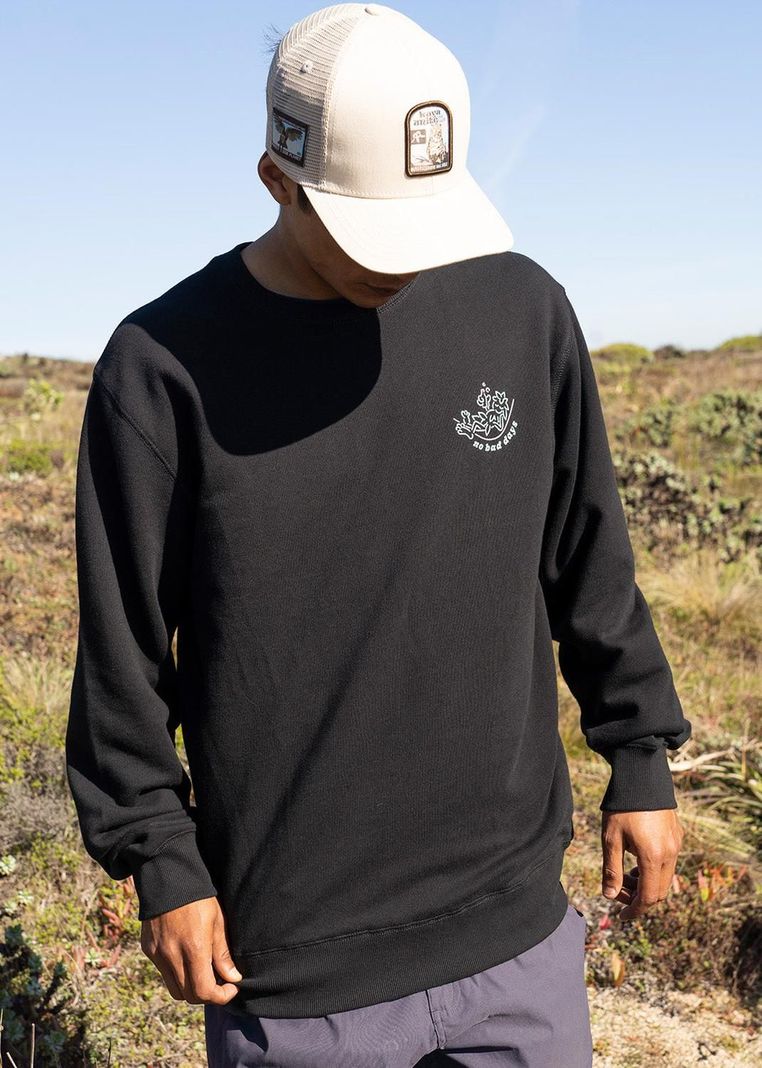 Polerón Hombre Crewneck No Bad Black-5