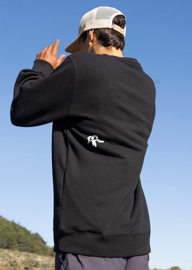 Polerón Hombre Crewneck No Bad Black-6