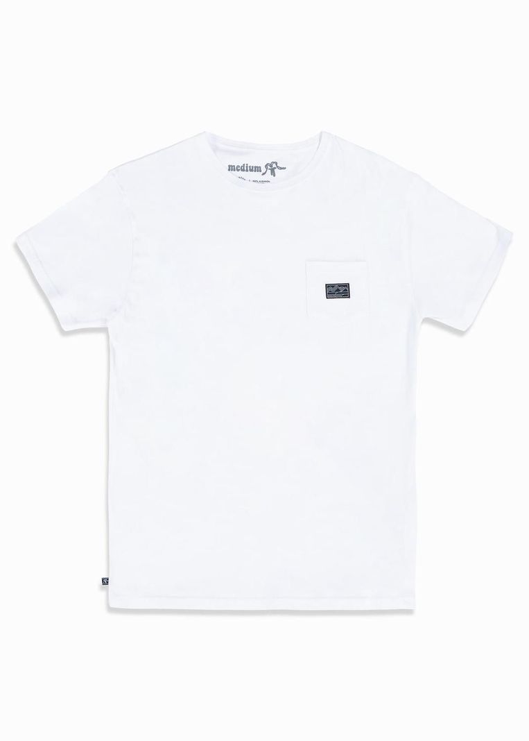 Polera Hombre Woven Blanca-2