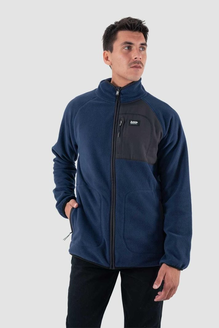 Polar Hombre Full Zip Dk Navy-0